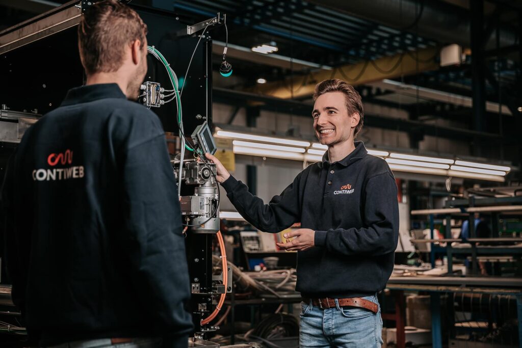 Contiweb personeel aan het werk