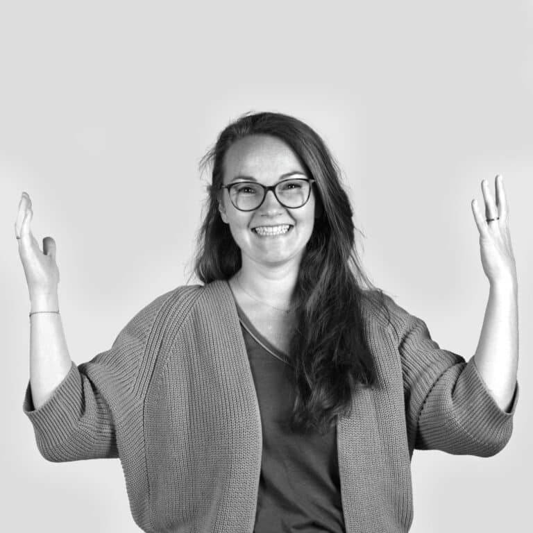 Nienke portret zwart wit